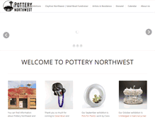 Tablet Screenshot of potterynorthwest.org